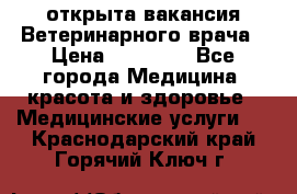  открыта вакансия Ветеринарного врача › Цена ­ 42 000 - Все города Медицина, красота и здоровье » Медицинские услуги   . Краснодарский край,Горячий Ключ г.